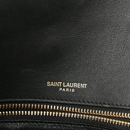 Saint Laurent Raffia Monogram Tassel Kate 99 Black 6 of 12