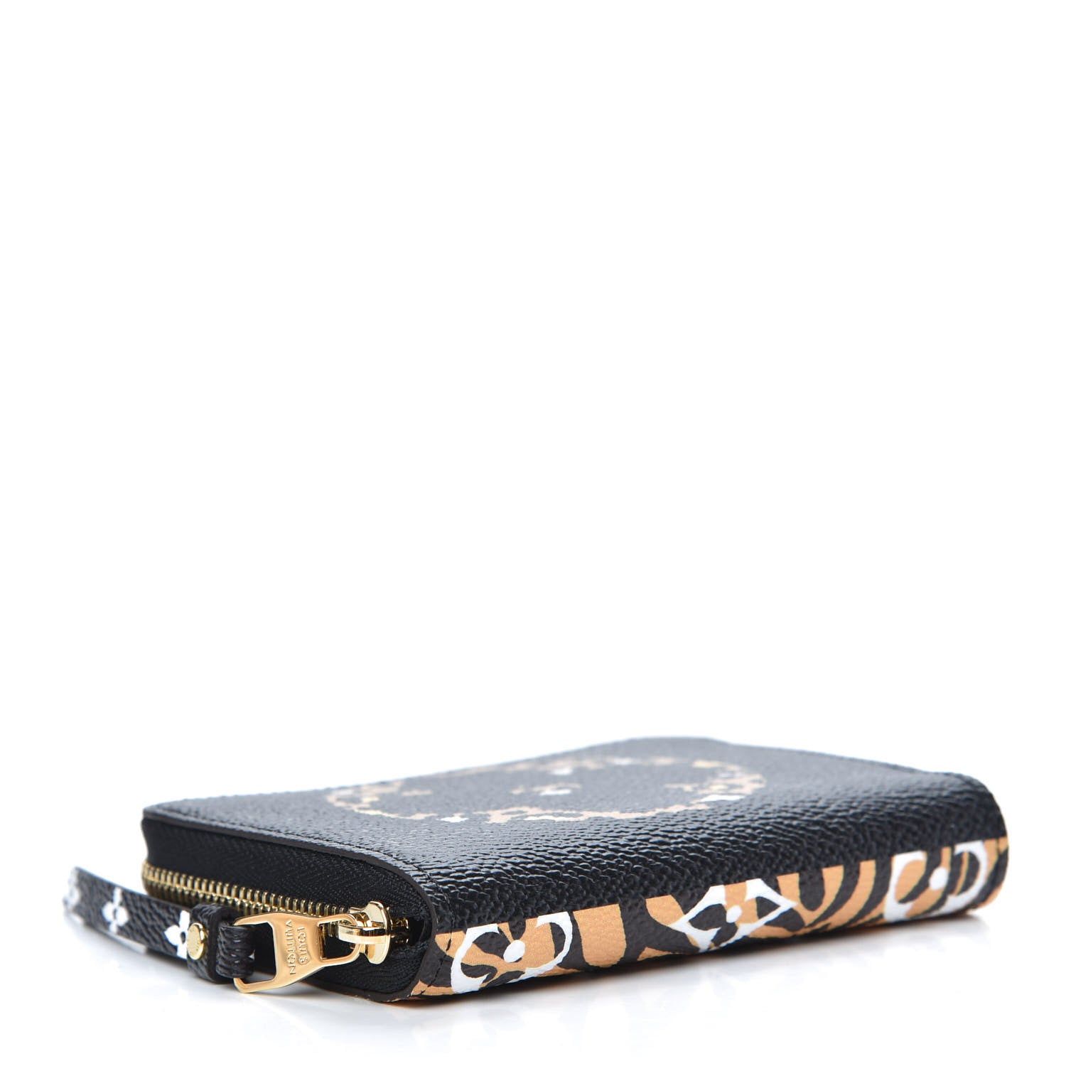 Louis Vuitton Monogram Giant Jungle Zippy Coin Purse Black 4 of 7