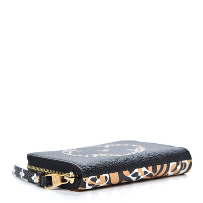 Louis Vuitton Monogram Giant Jungle Zippy Coin Purse Black 4 of 7
