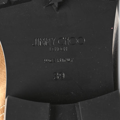 Jimmy Choo Suede Shearling Buffy Boots 39 Honey 6 of 7