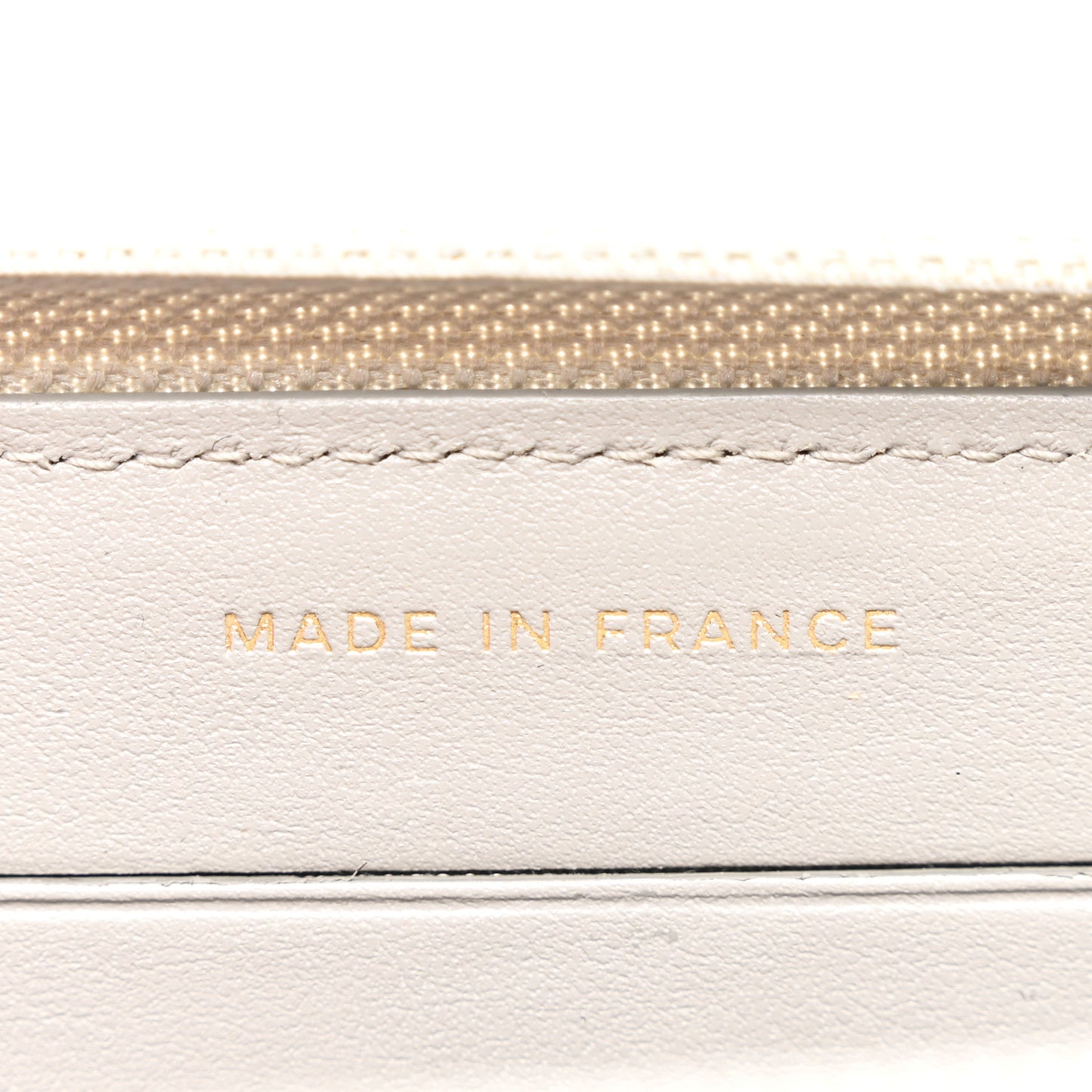 Caviar Quilted Boy Small Zip Around Wallet Grey
