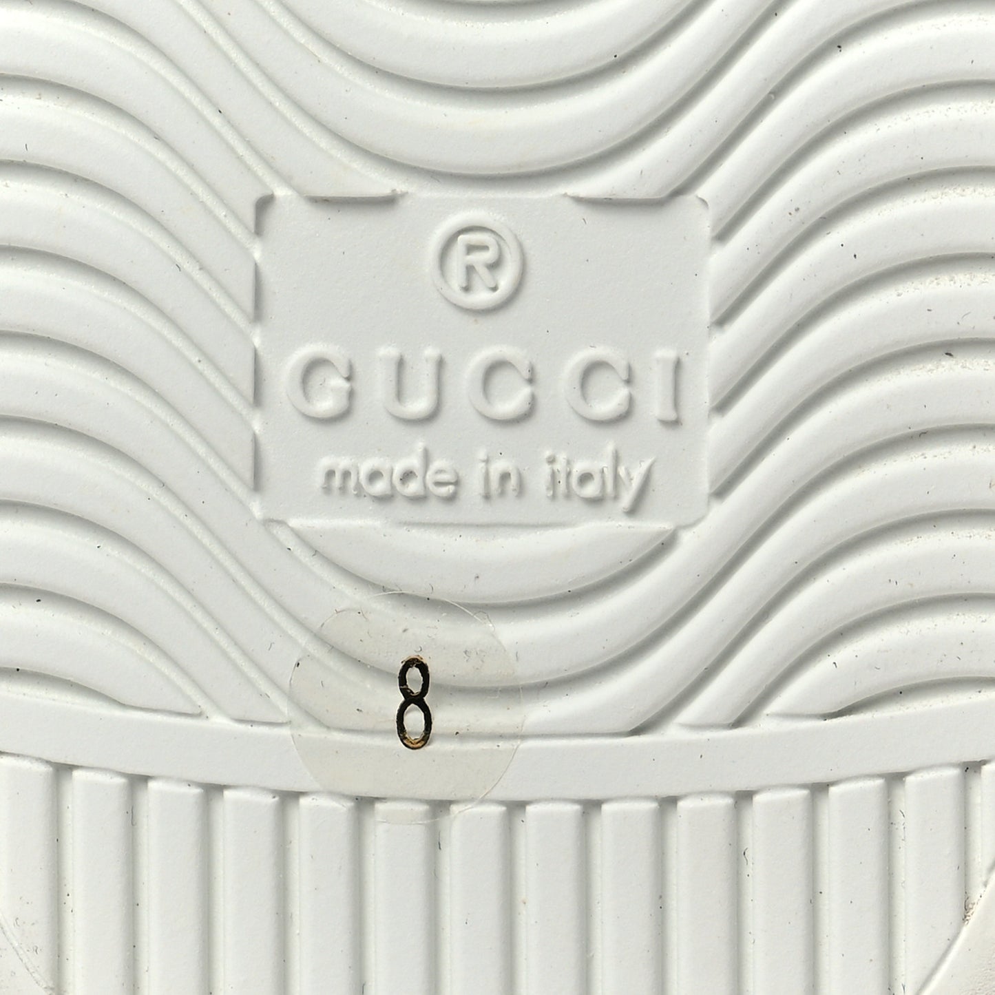 Calfskin Web Mens Gucci Band Ace Sneakers 8.5 White