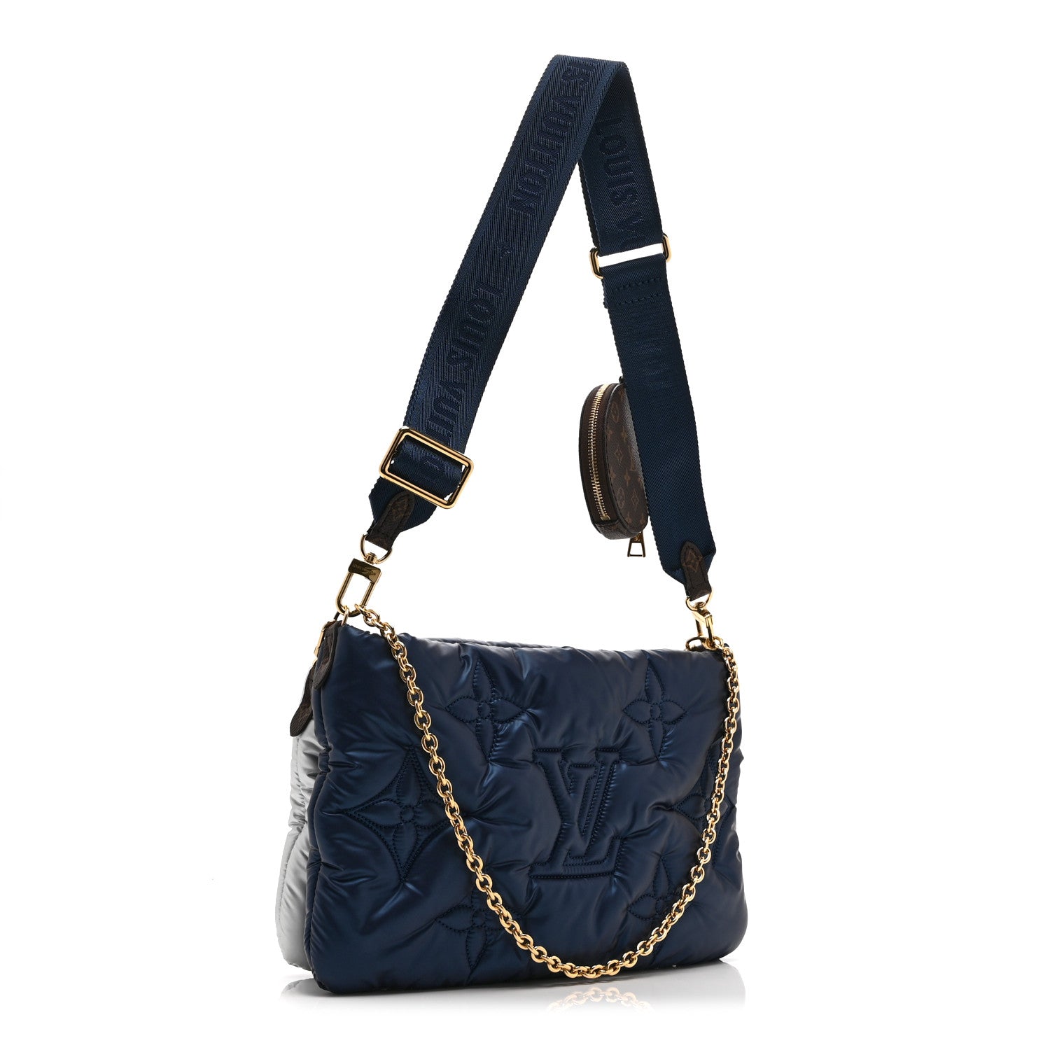 Louis Vuitton Econyl Monogram Pillow Maxi Multi Pochette Accessories Navy Silver 3 of 10