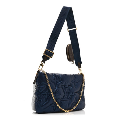Louis Vuitton Econyl Monogram Pillow Maxi Multi Pochette Accessories Navy Silver 3 of 10