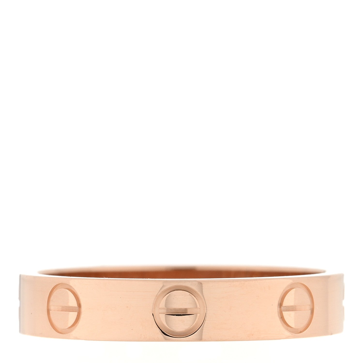 Cartier 18K Pink Gold 3.5mm LOVE Wedding Band Ring 52 6 3 of 4