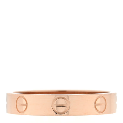 Cartier 18K Pink Gold 3.5mm LOVE Wedding Band Ring 52 6 3 of 4