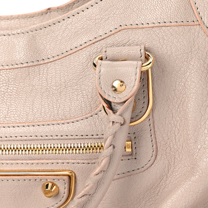 Balenciaga Chevre Gold Hardware Metallic Edge City Beige Praline 30 of 33