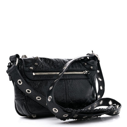 Balenciaga Agneau Arena XS Le Cagole Flap Bag Black 4 of 10