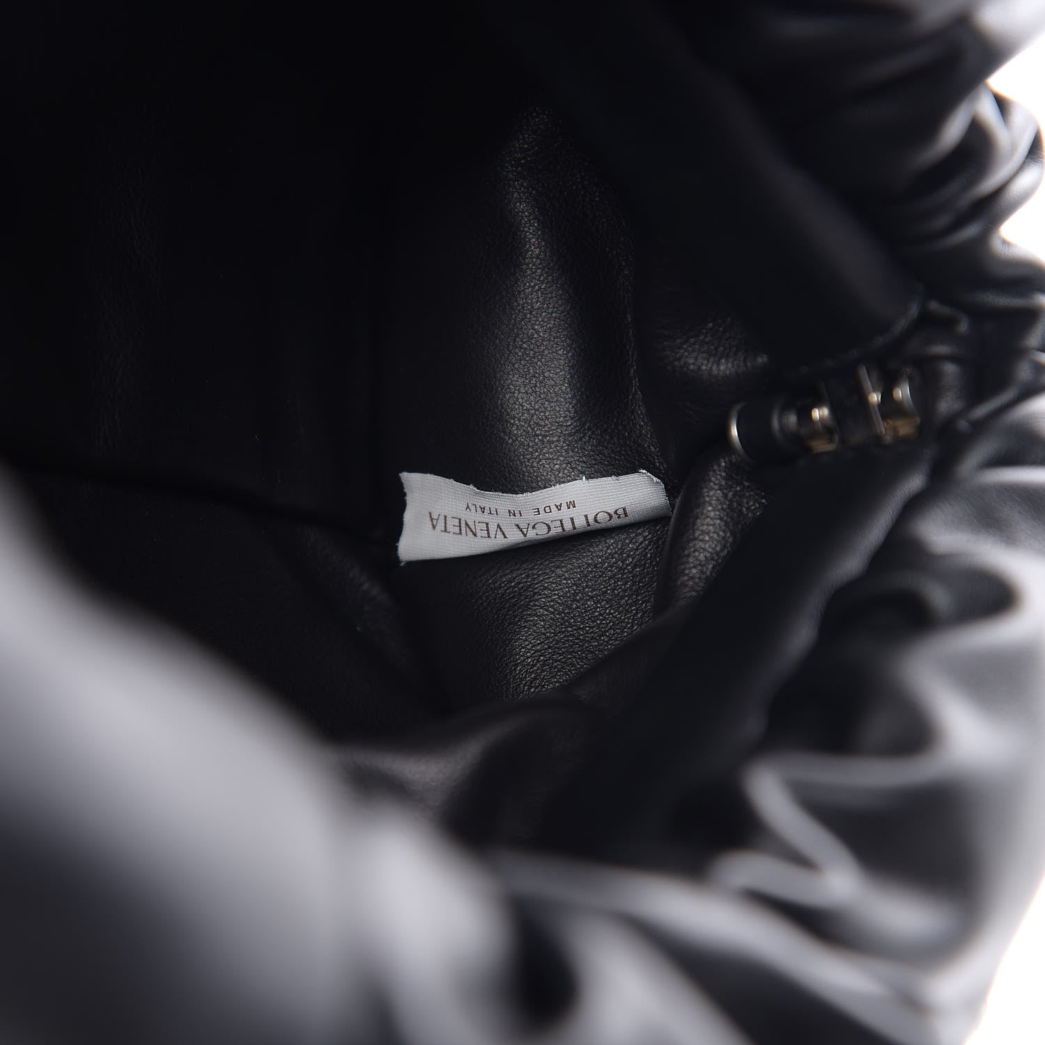 Bottega Veneta Calfskin The Pouch Chain Black 5 of 10
