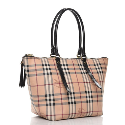 Burberry Haymarket Check Small Salisbury Tote Black 3 of 8