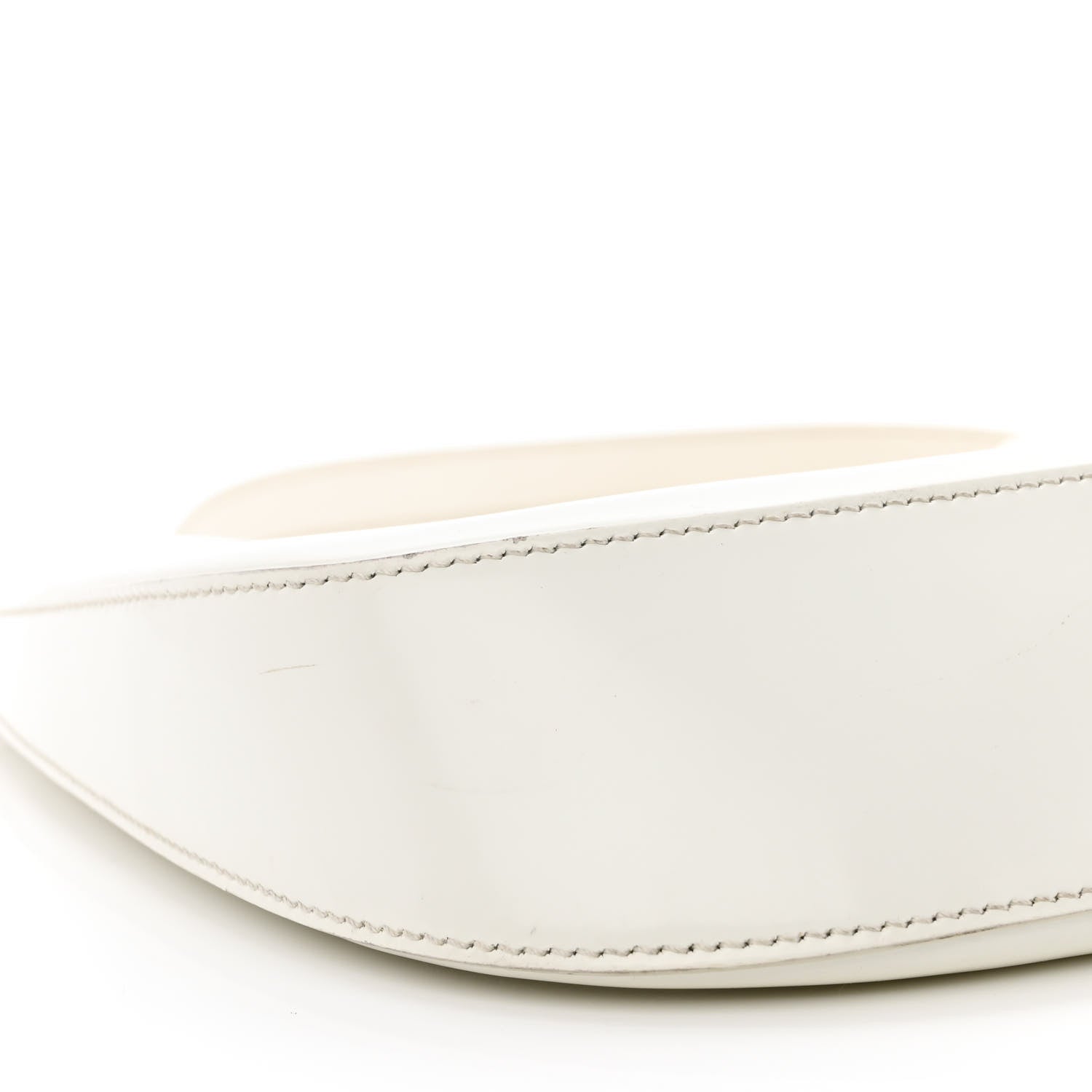 Prada Spazzolato Cleo Shoulder Bag White 9 of 12