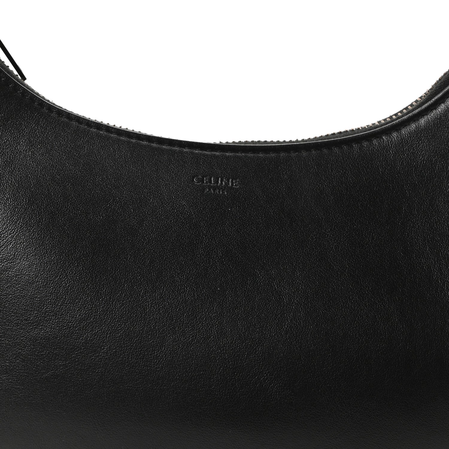 Celine Smooth Calfskin Chain Strap Ava Shoulder Bag Black 7 of 9