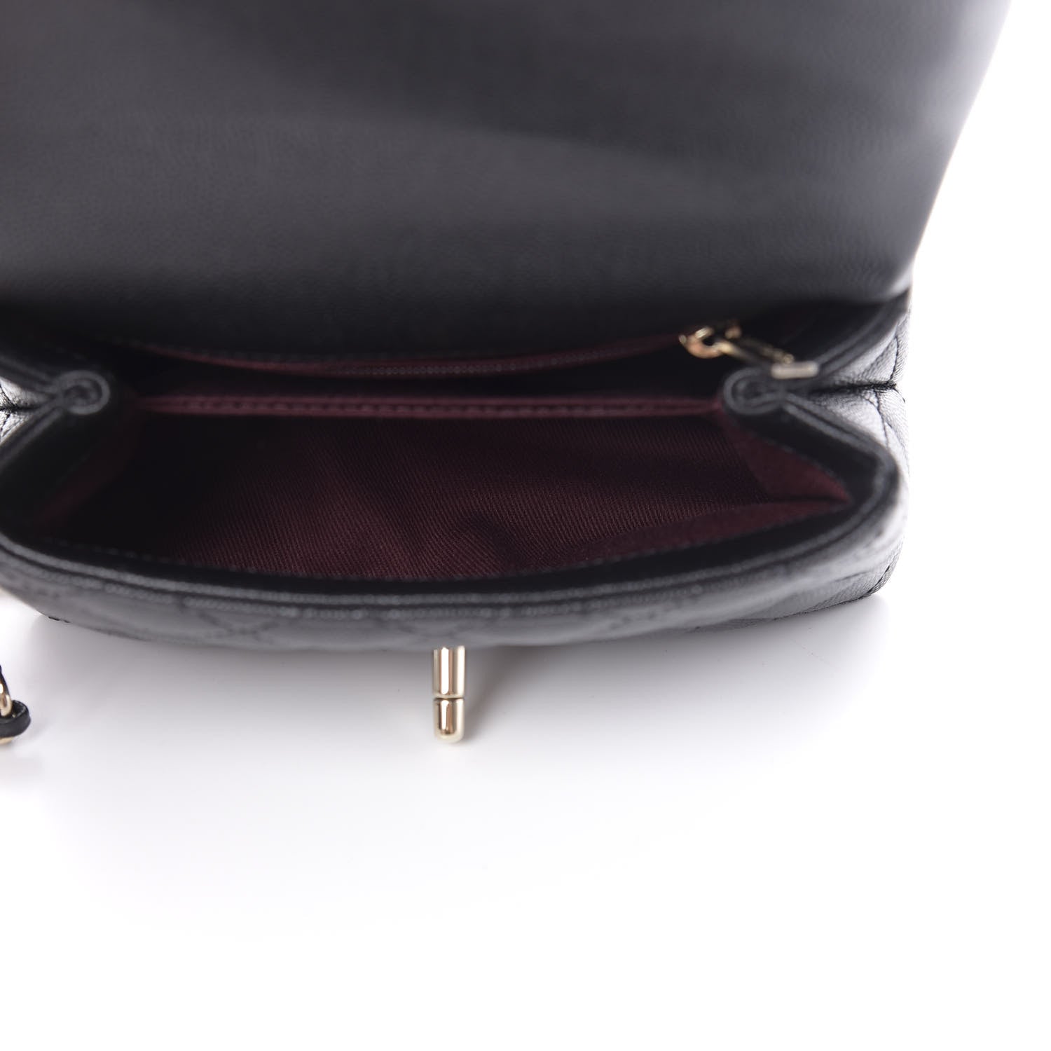 Chanel Caviar Quilted Extra Mini Coco Handle Flap Black 5 of 11