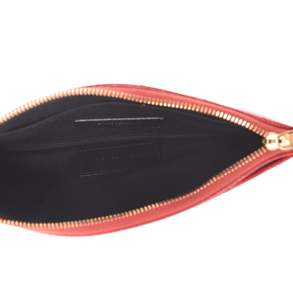 Saint Laurent Grain De Poudre Chevron Monogram Bill Pouch Bandana Red 5 of 8