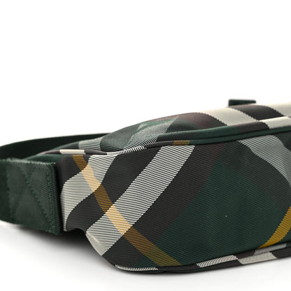 Burberry Nylon Shield Check Crossbody Bag Ivy 10 of 11