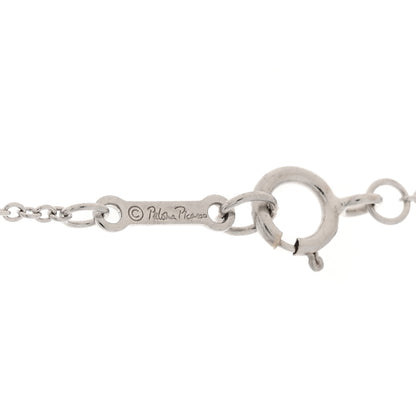 Tiffany 18K White Gold Diamond Paloma's Graffiti Love Pendant Necklace 4 of 7