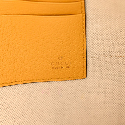 Gucci GG Supreme Monogram Neo Vintage Zip Wristlet Pouch Beige New Acero Crop 7 of 10