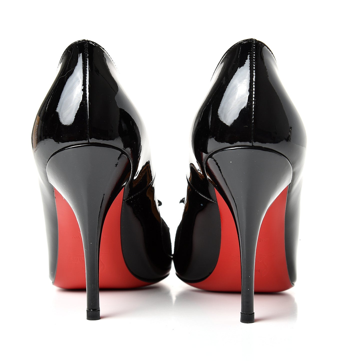 Patent Veau Velours Queue De Pie 100 Pumps 35 Black