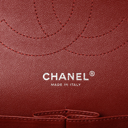 Chanel Caviar Quilted Jumbo Double Flap Dark Red 10 of 13