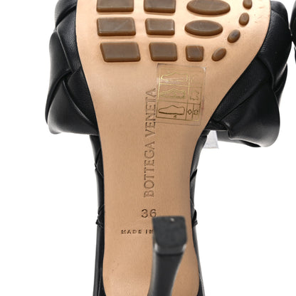 Bottega Veneta Nappa Maxi Intrecciato Lido Mule Sandals 36 Black 6 of 7