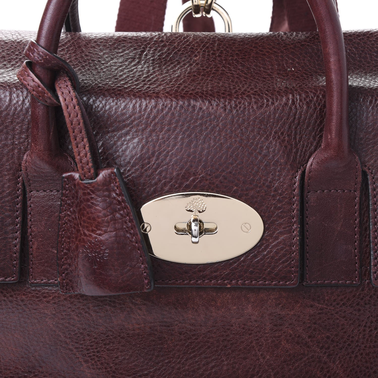 Mulberry Natural Leather Cara Delevigne Convertible Satchel Oxblood 9 of 10