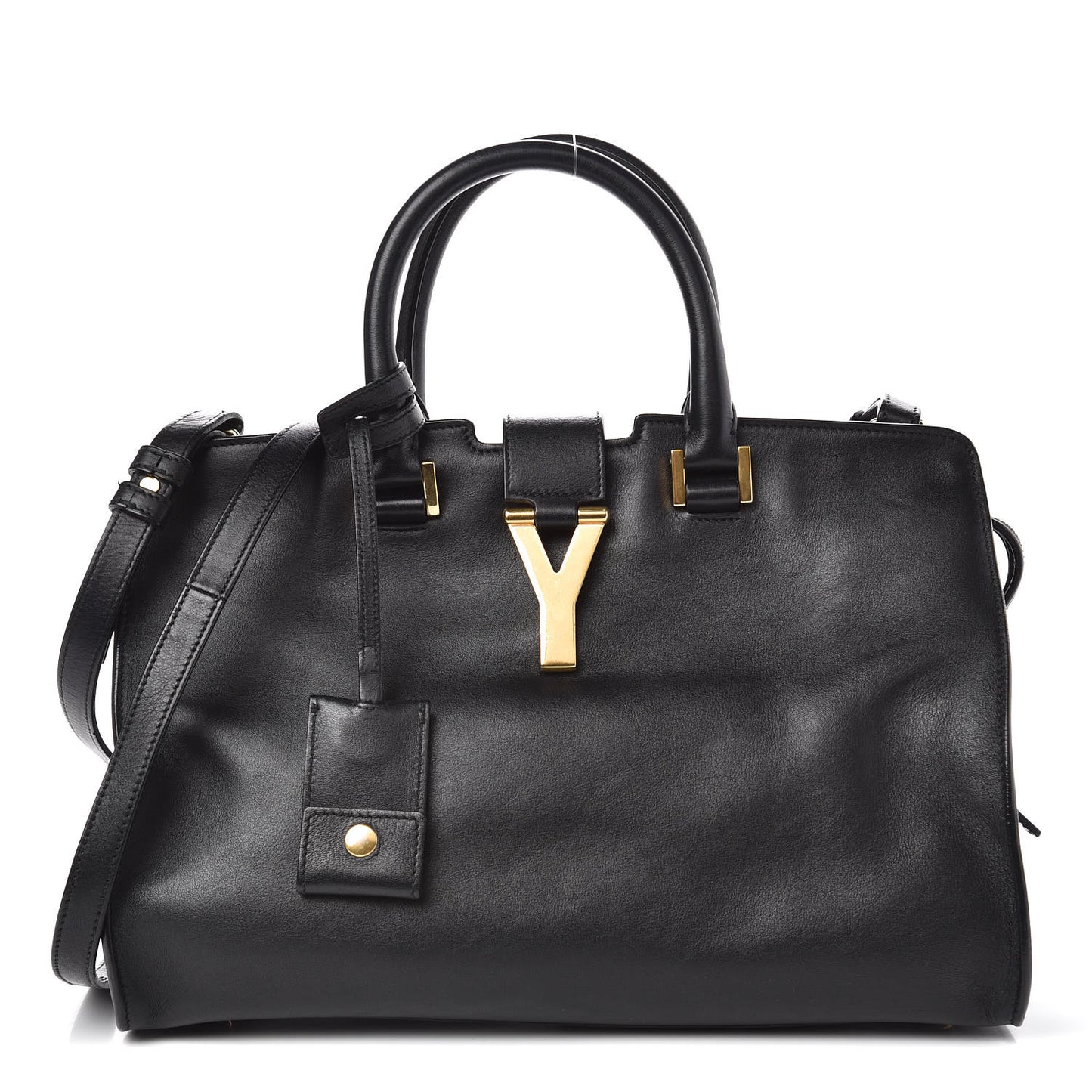 Calfskin Small Classic Y Cabas Black