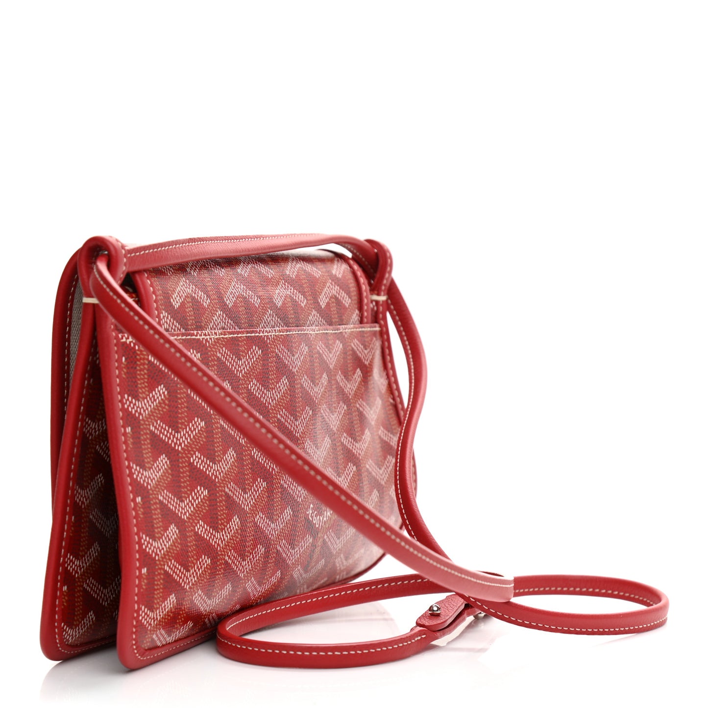 Goyardine Plumet Wallet Clutch Red
