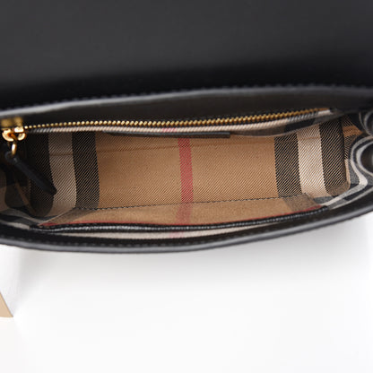 Burberry Soft Grain Calfskin Small Medley Crossbody Black 5 of 9
