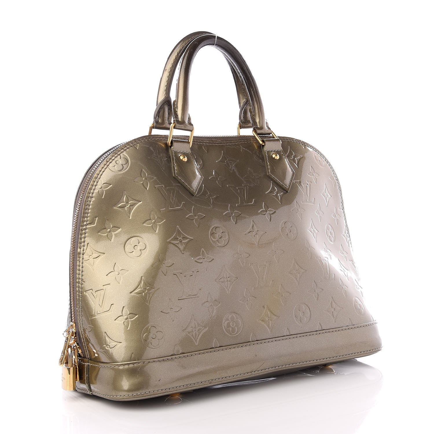Louis Vuitton Vernis Alma PM Gris Art Deco 2 of 8