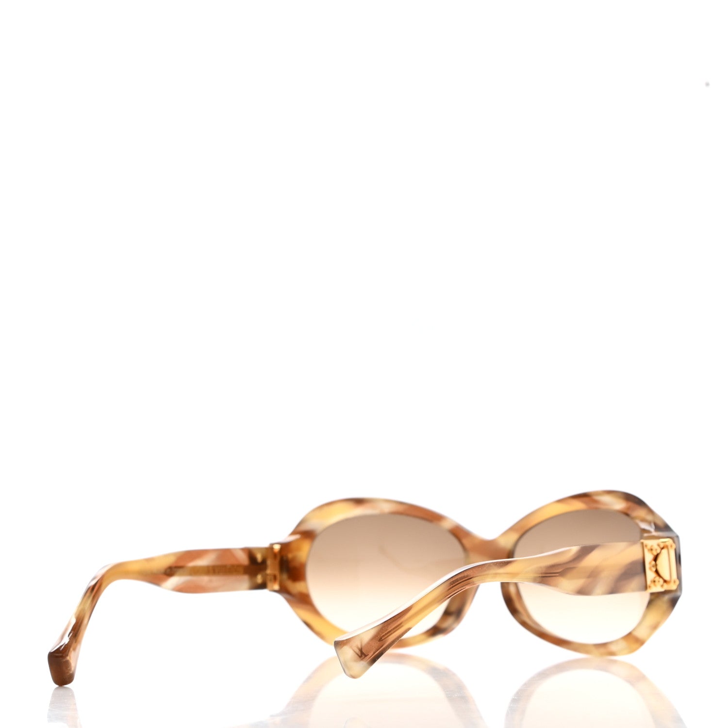 Louis Vuitton Soupcon Rond Sunglasses Z0148E Light Glitter Honey 4 of 8