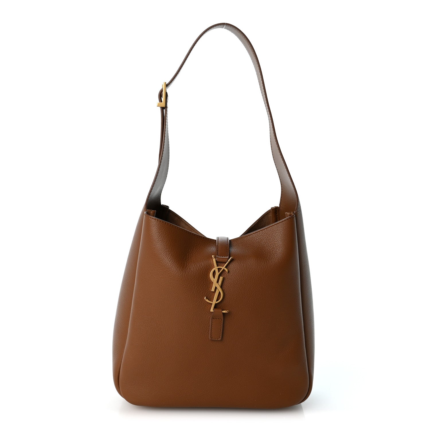 Saint Laurent Supple Grained Calfskin Small Le 5 A 7 Soft Hobo Fox 1 of 10