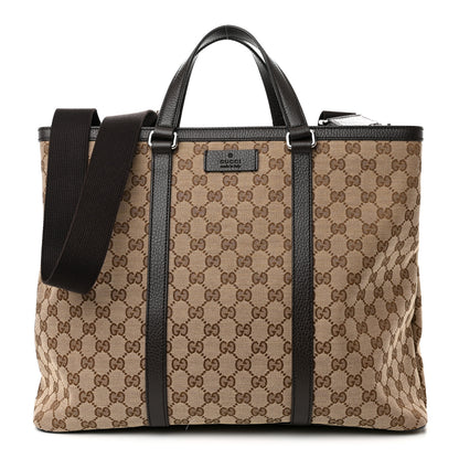 Gucci GG Monogram Large Joy Tote Bag Dark Brown 1 of 10
