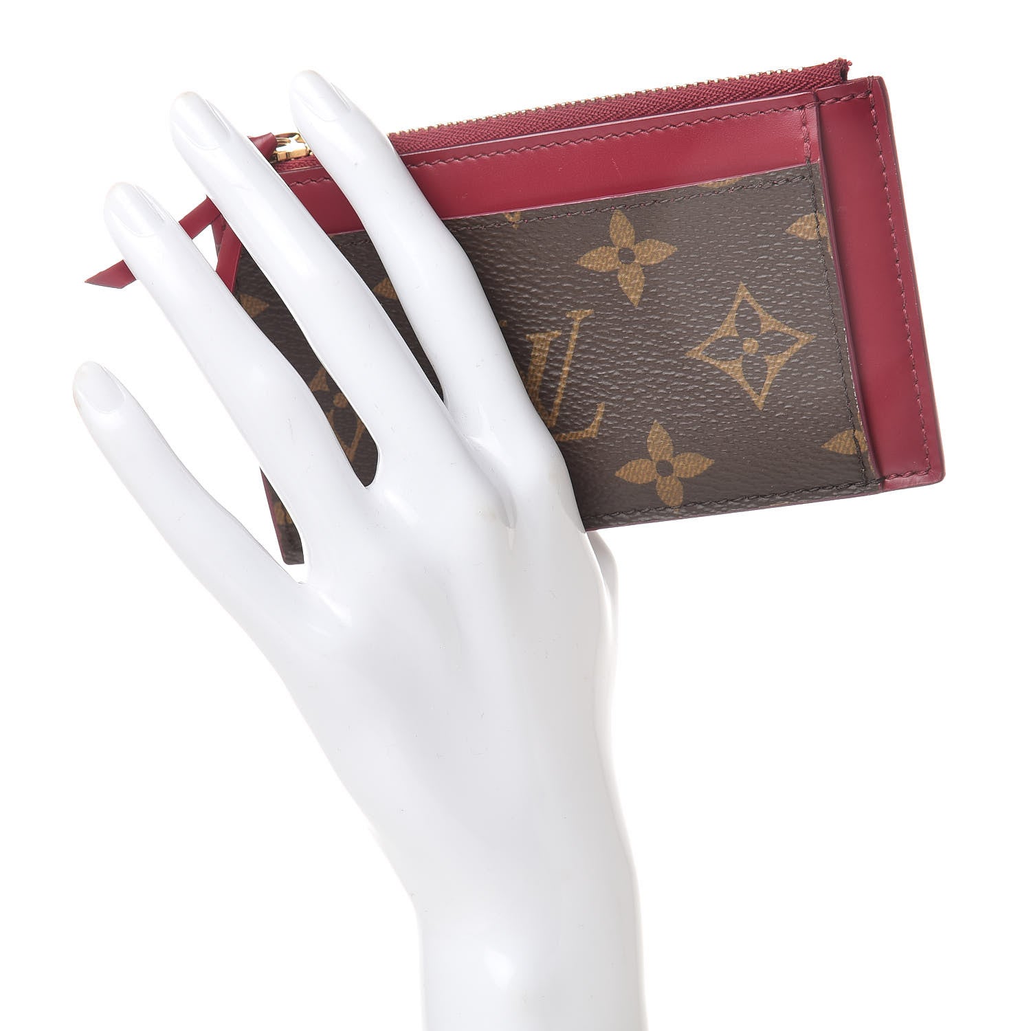 Louis Vuitton Monogram Zipped Card Holder Fuchsia 2 of 7