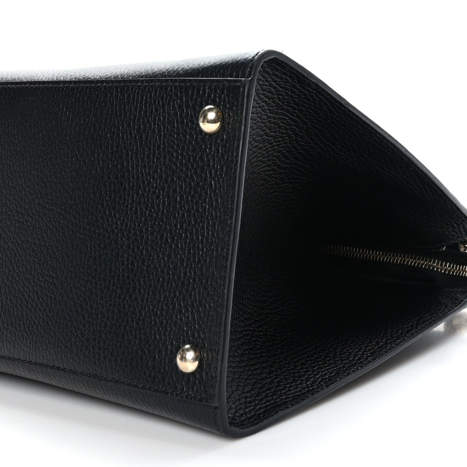Gucci Dollar Calfskin Large Soho Top Handle Satchel Black 9 of 9