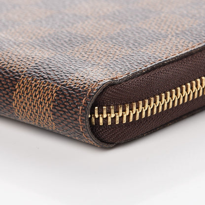 Louis Vuitton Damier Ebene Zippy Organizer Wallet 9 of 9