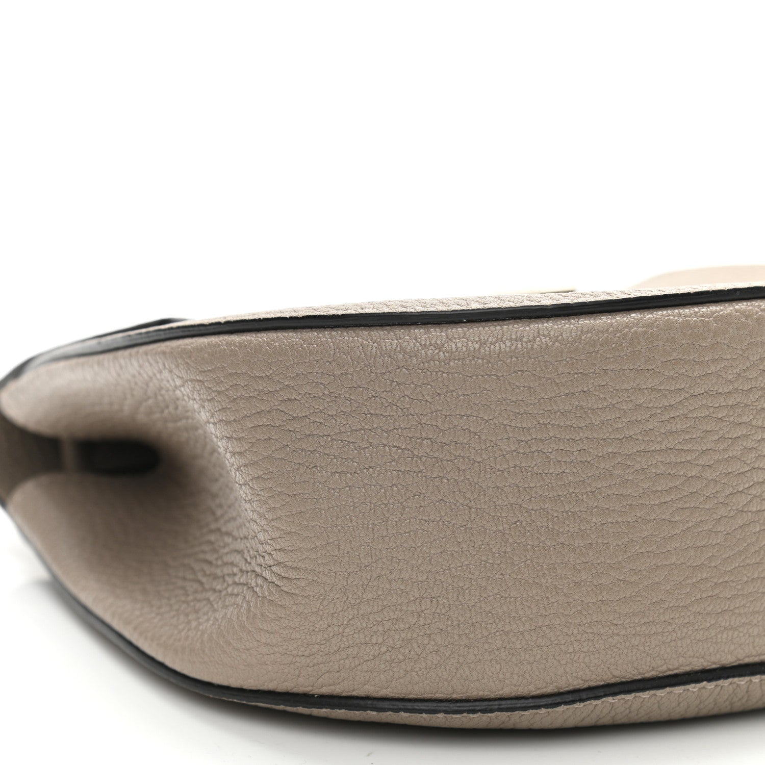 Chloe Grained Lambskin Drew Shoulder Bag Motty Grey 8 of 9