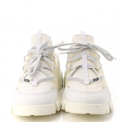 Christian Dior Technical Fabric Rubber Womens D-Connect Sneakers 39 White 2 of 10