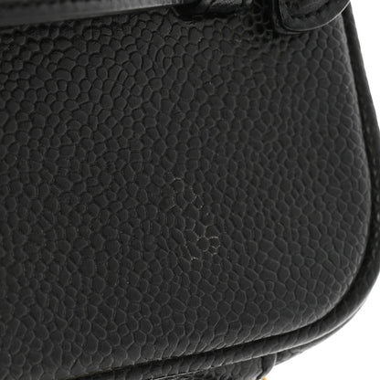 Chanel Caviar Vanity Cosmetic Case Black 9 of 11