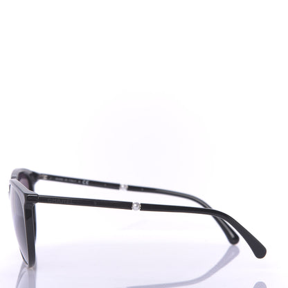 Chanel Acetate Butterfly Pearl Sunglasses 5394 Black 3 of 7