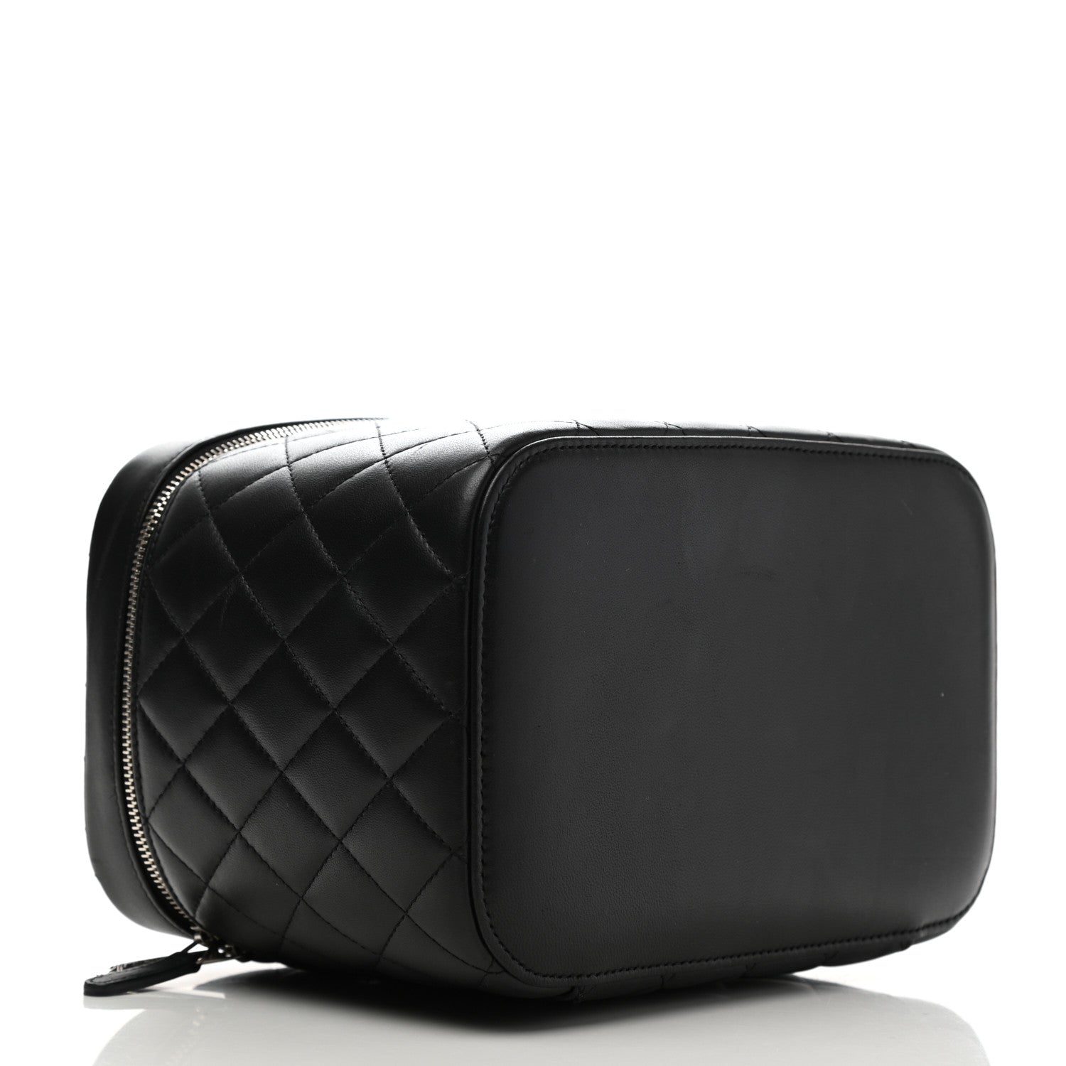 Chanel Lambskin Quilted Large Vanity Pouch Black 4 of 8