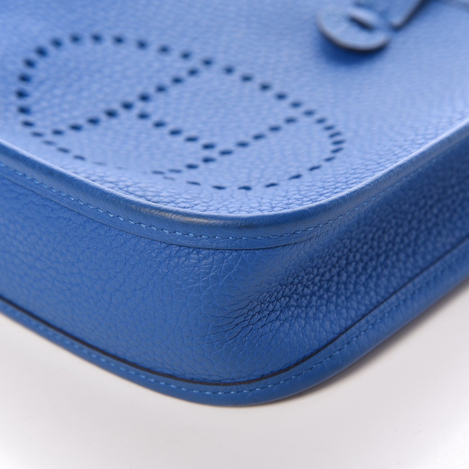 Hermes Taurillon Clemence Amazone Evelyne TPM Bleu Zellige 9 of 13