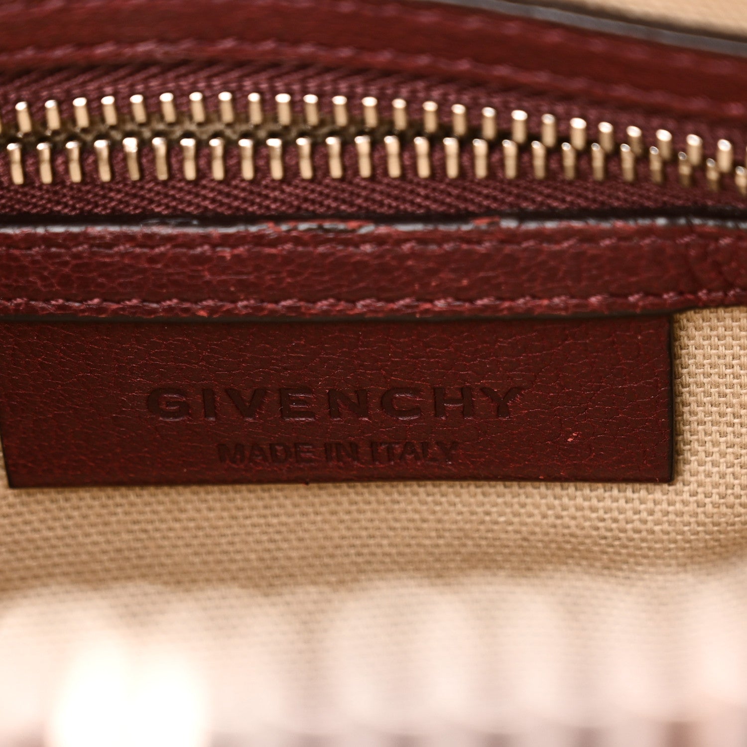 Givenchy Sugar Goatskin Mini Antigona Oxblood 6 of 9