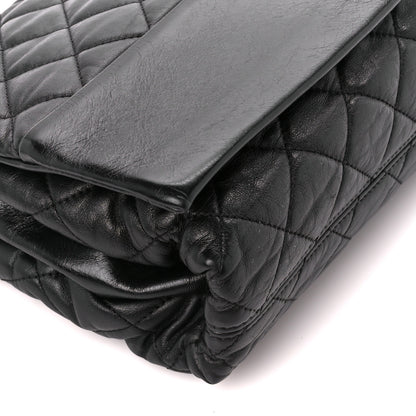 Chanel Calfskin Quilted Jumbo Soft Elegance Flap Black 10 of 11