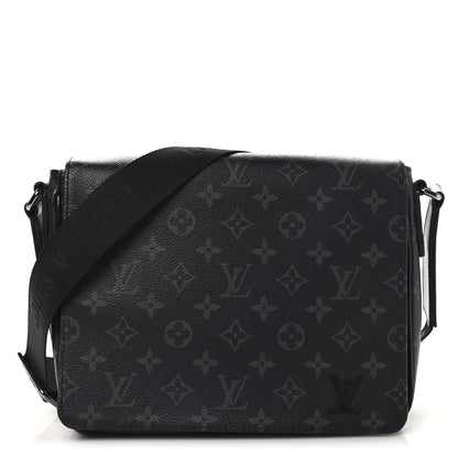 Louis Vuitton Monogram Eclipse District PM Black 1 of 9