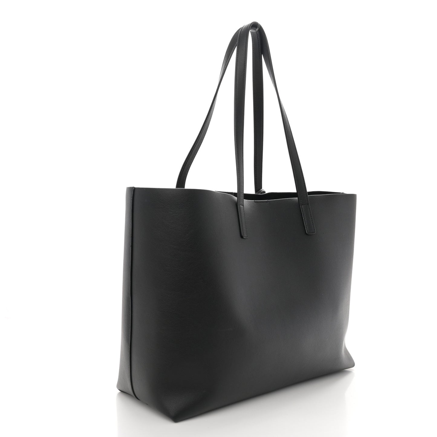 Calfskin Large Shopping Tote Black