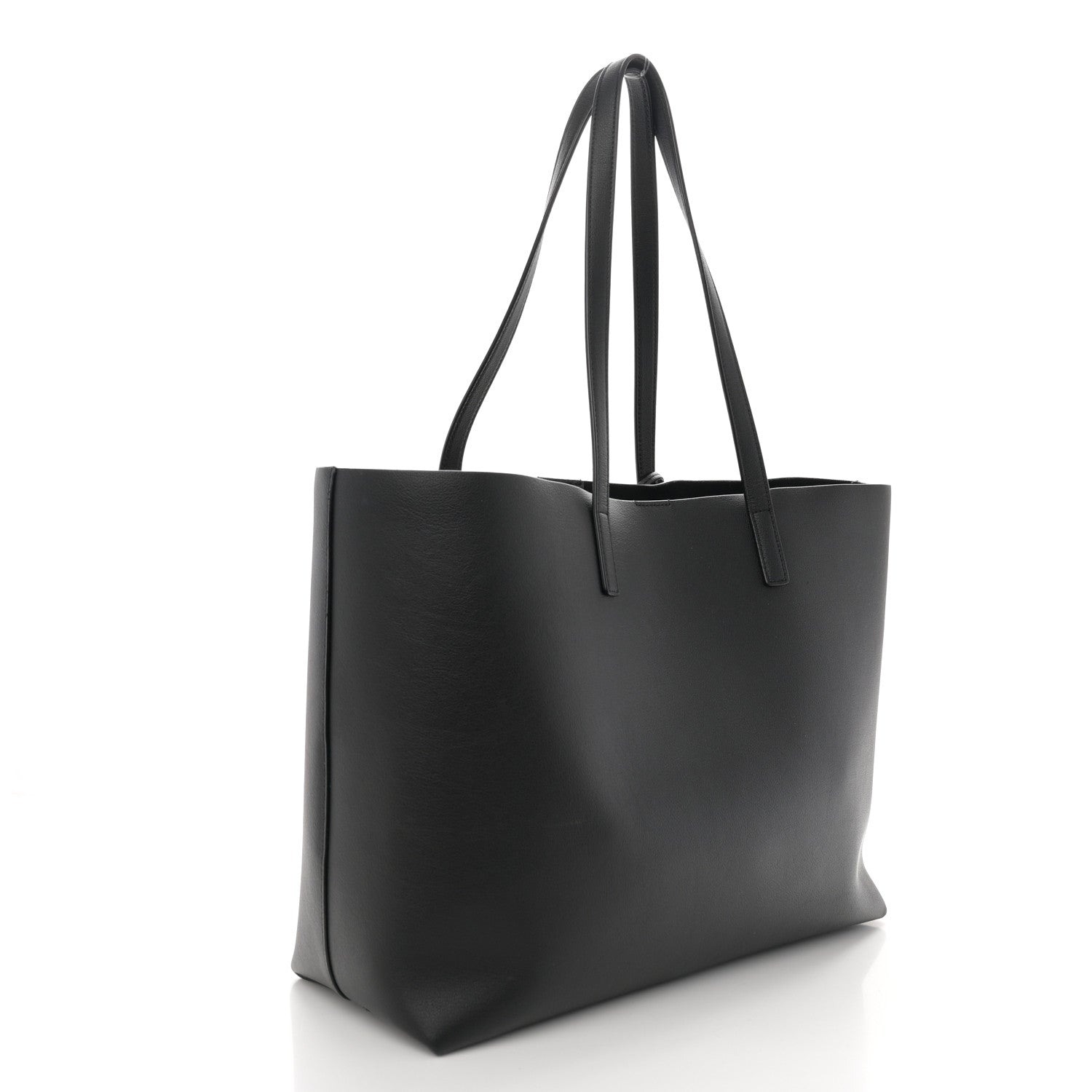 Saint Laurent Calfskin Large Shopping Tote Black 4 of 11