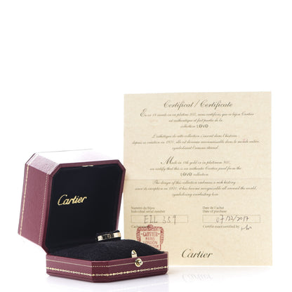 Cartier 18K Yellow Gold 3.5mm LOVE Wedding Band Ring 55 7.25 5 of 5