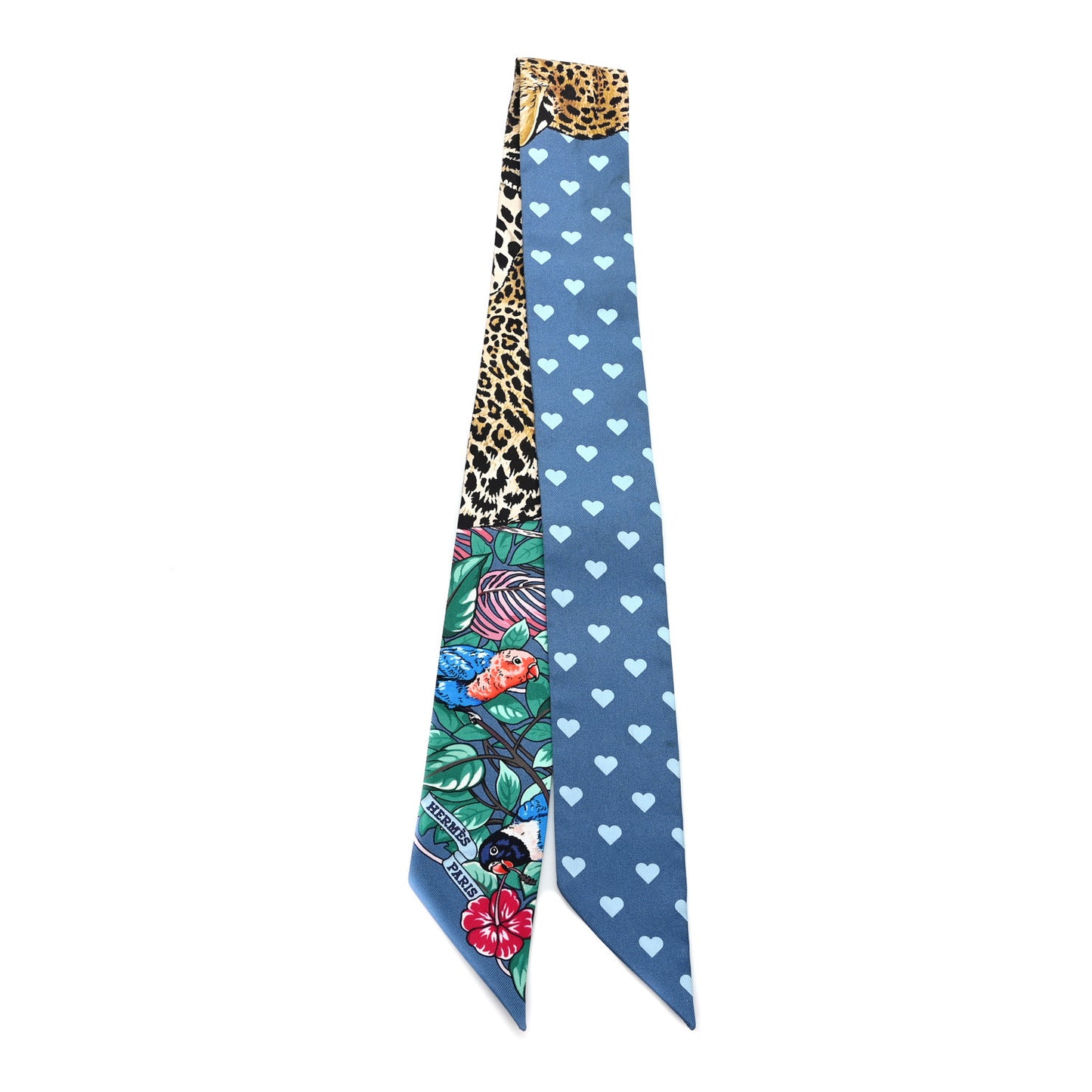 Silk Jungle Love Twilly Gris Bleuete Vert