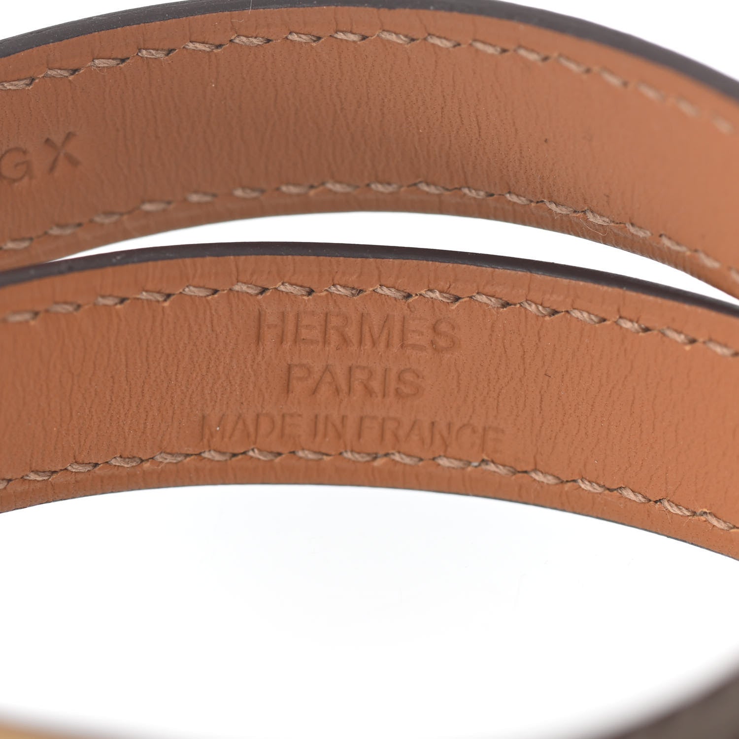Hermes Swift Kelly Double Tour Bracelet T2 Etoupe 4 of 5