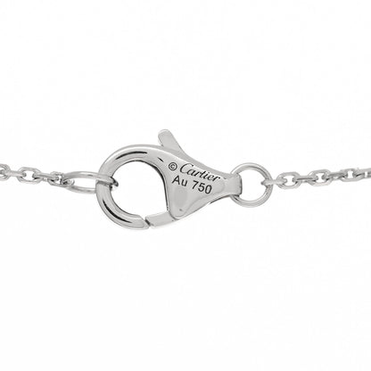 Cartier 18K White Gold Diamond Etincelle De Cartier Pendant Necklace 3 of 4